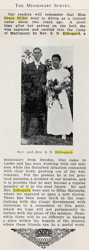 Newspaper article. - Click to Enlarge. Photo of Newspaper article.